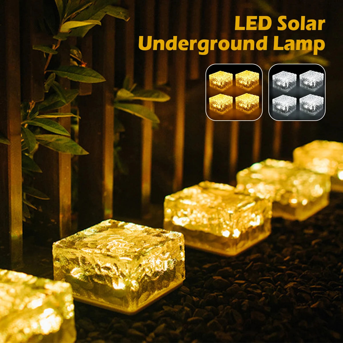 4pcs Solar LED Light, Easily installed, this solar light perfects outdoor spaces with minimal effort.