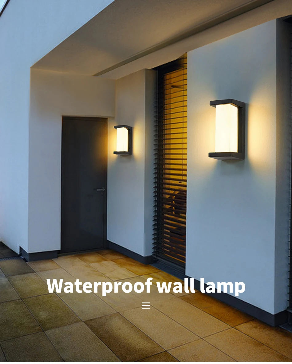 BD-041 Wall Lamp: LED, brush nickel finish, outdoor use, IP65 rated, RoHS/CCC certified.