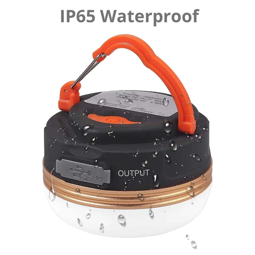 Durable ABS material makes this lantern waterproof, heat-resistant, and freeze-proof.