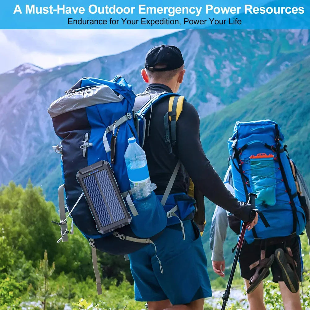 Reliable and portable power bank for outdoor adventures, ensuring a must-have emergency power source.