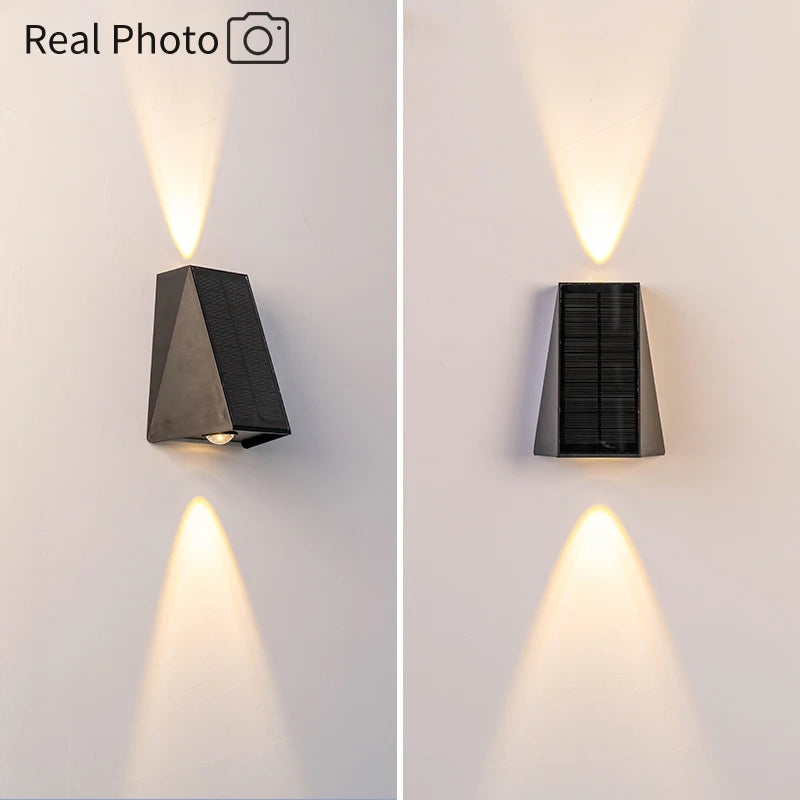 Joollysun Solar Wall Lamp Outdoor Light, Check product for damage upon arrival; report defects within 48 hours with photo to ensure prompt replacement.