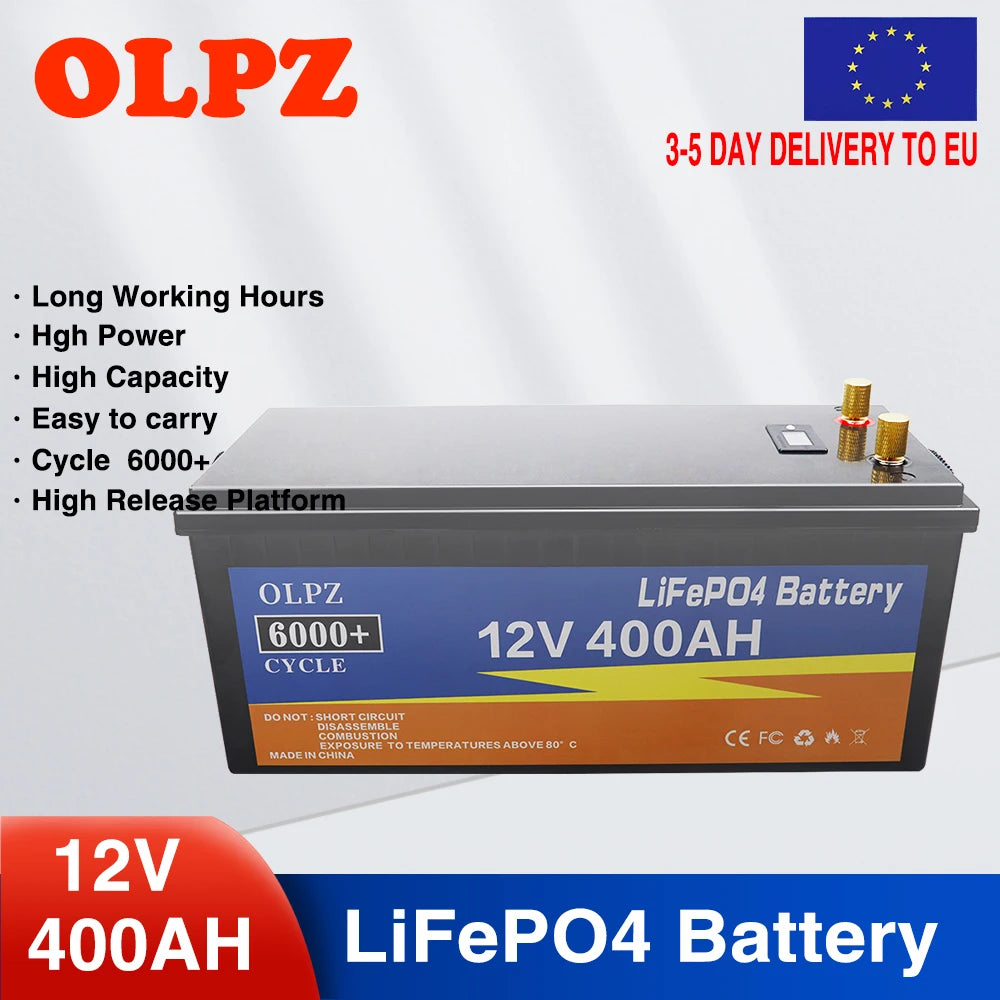 Reliable OLPZ battery with EU delivery in 3-5 days, offering high capacity and long working hours.
