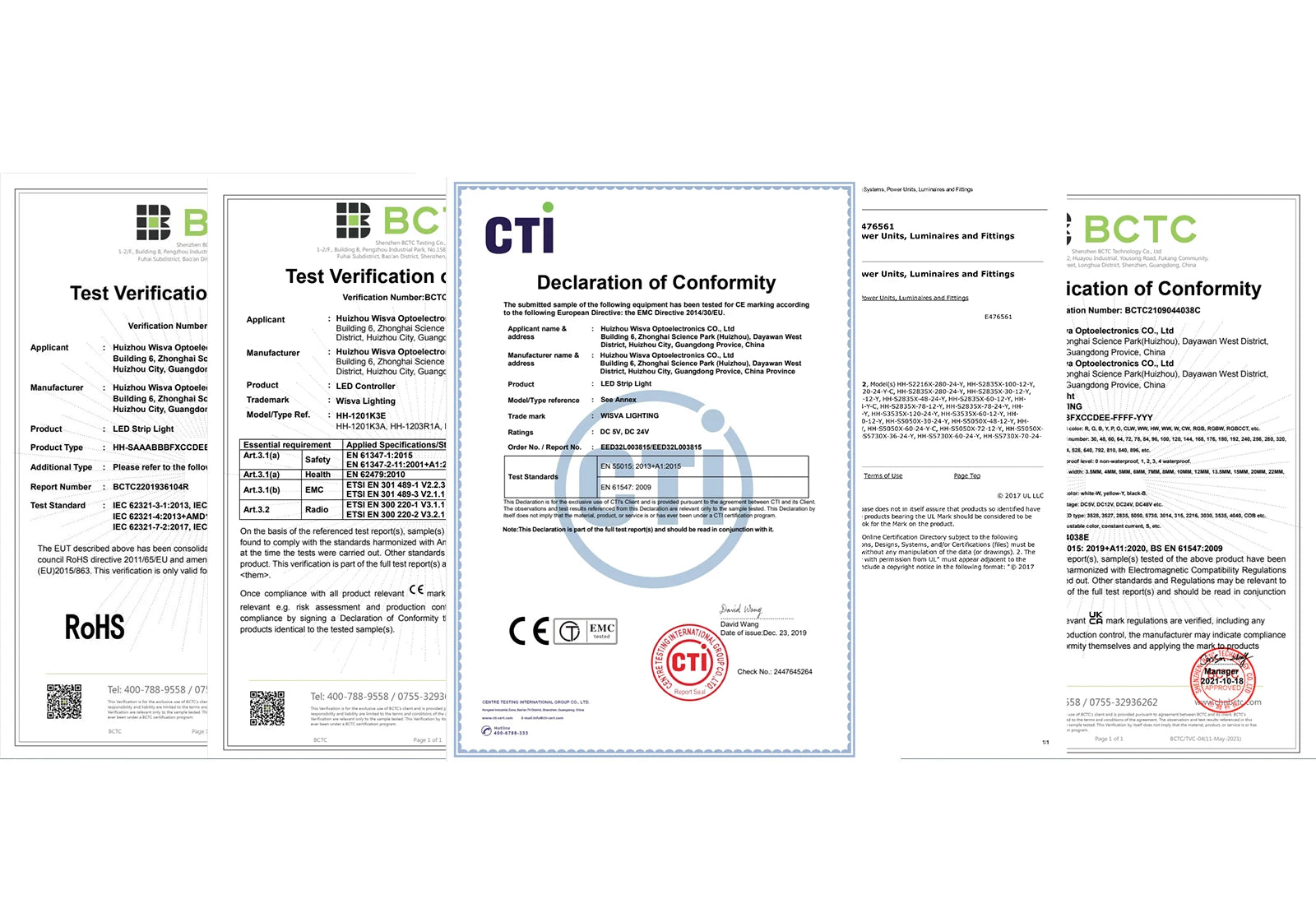 PAUTIX COB LED Strip Light, EU-compliant LED strip light declaration confirms product meets safety, health, and environmental standards.