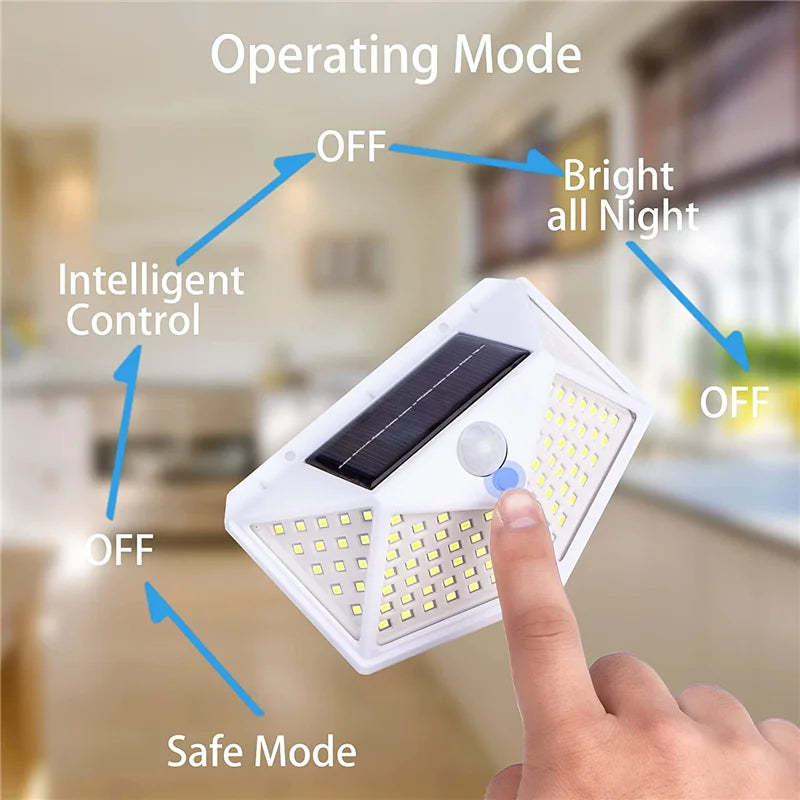 2/4/8/10PCS Solar Light, Automated lighting adjusts to on/off based on motion detection, conserving energy and illuminating only when needed.