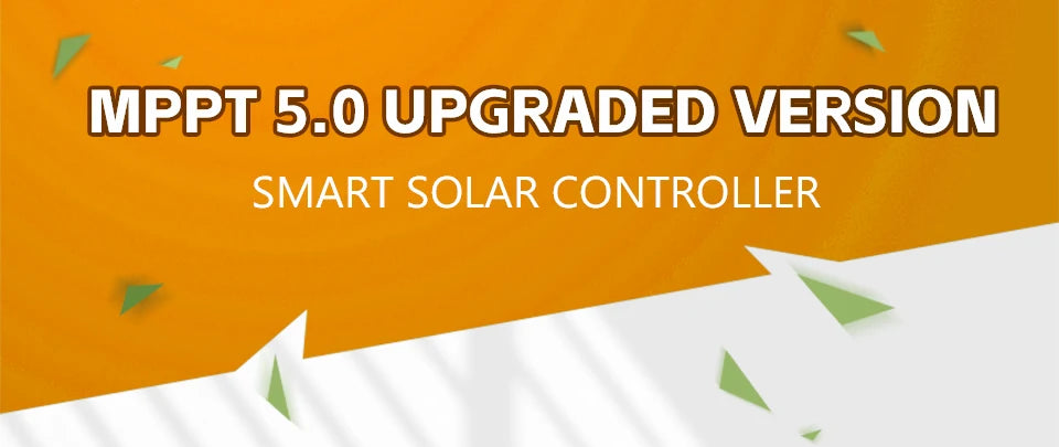 Upgraded MPPT Solar Charge Controller with smart technology for efficient charging.