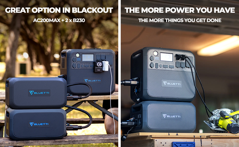 BLUETTI B230 Expansion Battery Extra Battery 2048Wh LiFePO4