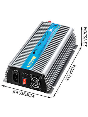 VEVOR 1000W Grid Tie Solar Inverter, Grid Tie Inverter,1000W,MPPT Power Inverter