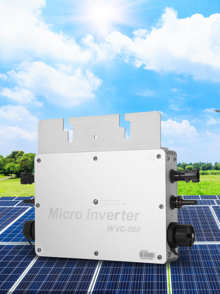 VEVOR 600W 1200W Solar Grid Tie Micro Inverter, MPPT Solar Grid Tie Micro Inverter, 600W/1200W, 110VAC/220VAC output.