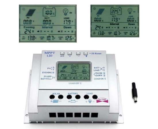 L80 - Controlador de carga solar PowMr 80A PWM