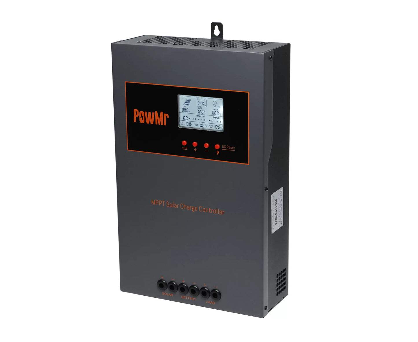 POW-K48100A – PowMr 100 A MPPT-Solarladeregler 12/24/48 V DC mit automatischer Erkennung
