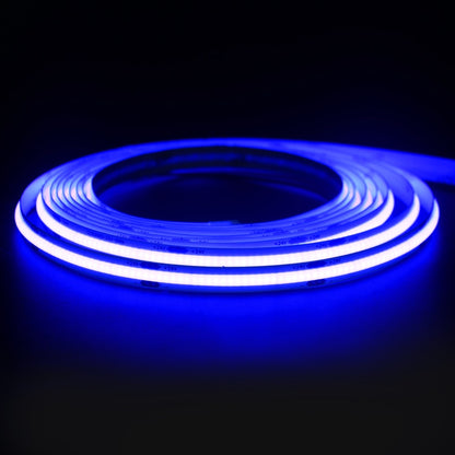 High Brightness COB LED Strip Light Tape Density Uniform Cool White Linear Working Light 10mm Home Decor Dimmable 12V/24V CRI 90