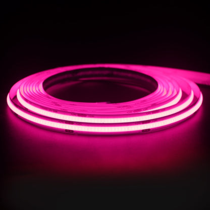 High Brightness COB LED Strip Light Tape Density Uniform Cool White Linear Working Light 10mm Home Decor Dimmable 12V/24V CRI 90