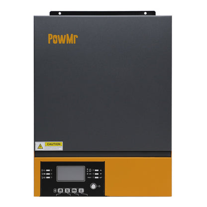 PowMr 5000W 3000W Inversor solar híbrido 48V 24V 220V Inversor de onda sinusoidal pura con cargador solar MPPT 80A Entrada máxima PV 500VDC