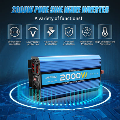 Inverter 12v 220v pure sinus 12v 24v 220V  Voltage  4000W/3000W/2000W DC 12V 24V Transformer Pure Sine Wave Solar Inverter LED