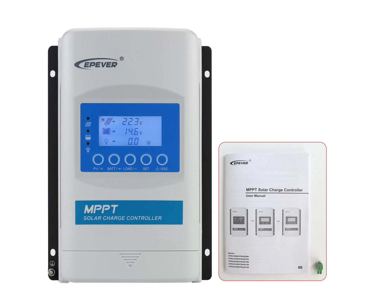 XTRA2210N-XDS2 - Epever 20A MPPT Solar Charge Controller