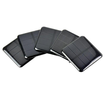 SUNYIMA 10PCS 2V 5V 6V 50*50 80*80 Solar Panels  DIY For Battery Cell Phone Chargers  Monocrystalline Silicon Module For Camping