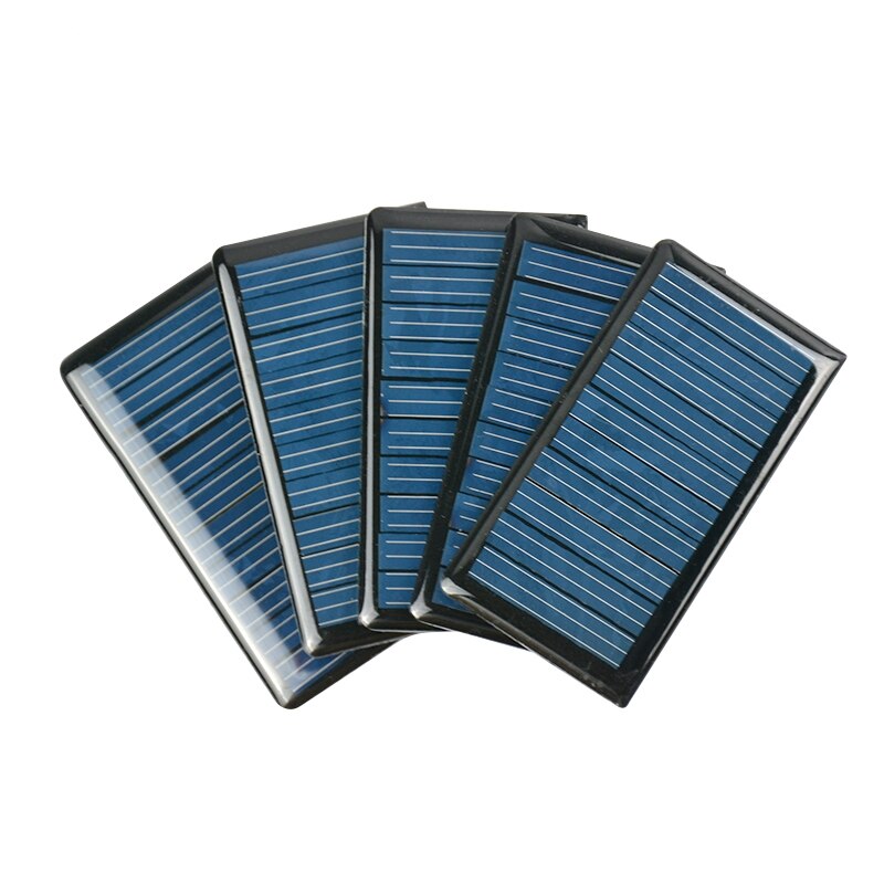 SUNYIMA 10PC 5.5V 50mA Pannello solare policristallino 68*37MM Mini sistema solare Sunpower fai da te per caricabatterie per cellulare