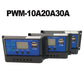 Controlador de carga solar fotovoltaica 30A/20A/10A 12V 24V com display LCD e USB PWM duplo Reguladores solares fotovoltaicos Carregadores de bateria 30Amps