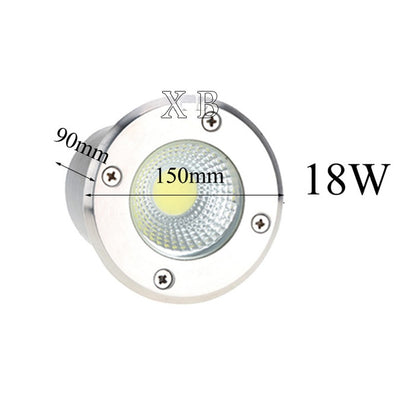 Waterproof led light garden underground 3W 5W 10W 15W IP68 Outdoor Buried Garden Path Spot Recessed Inground Lighting 220V DC12V