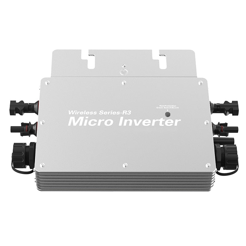Drahtloser Mikro-Wechselrichter der Serie R3, 600 W, WVC-Solar-Grid-Tie-Konverter, DC 22–60 V auf 120 V/230 V, automatische Umschaltung mit WLAN-Monitor