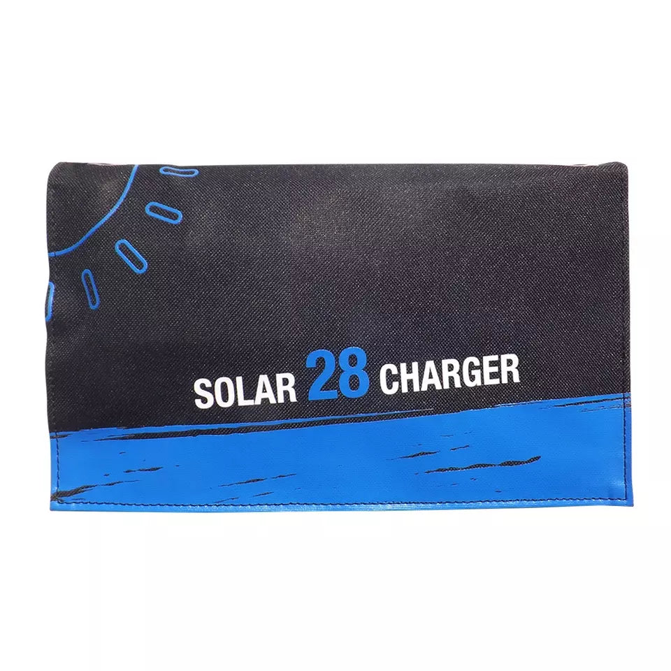28W Portable Solar Panel - Foldable Solar Panel Battery Charger USB Phone Charger | Best Solar