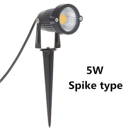 COB Outdoor Garden Light LED Lawn Lamp Spike 10W 7W 5W 3W Waterproof Bulb 220V 110V 12V Landscape IP65 Path Spotlight