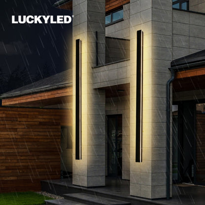 LUCKYLED Moderne Led-Wandleuchte AC85-265V Wasserdicht IP65 Außenbeleuchtung Garten Veranda Lange Wandleuchte Innendekoration Wandleuchte