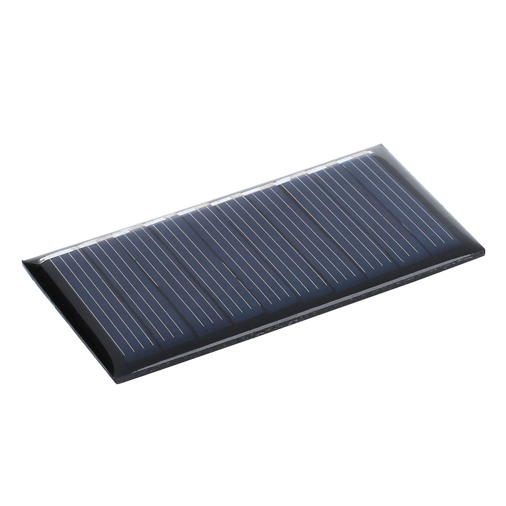 Caliente al aire libre portátil 0.125 W/1 W 5 V Mini cargador de Panel Solar módulo de cargador de células de batería DIY policristalino para teléfonos