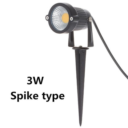 COB Outdoor Garden Light LED Lawn Lamp Spike 10W 7W 5W 3W Waterproof Bulb 220V 110V 12V Landscape IP65 Path Spotlight