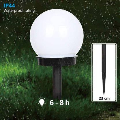 2/4/8pcs LED Solar Garden Light Outdoor Waterproof Lawn Light Pathway Landscape Lamp Solar Bulb Lamp For Home Yard Driveway Lawn