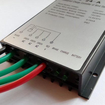 Contrôleur de Charge de générateur de vent étanche 300W/400W/500W/600W 12V/24V régulateur de Charge de vent automatique régulateur de vent