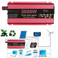 Inversor de onda sinusoidal pura DC 12V 24V a AC 110V 220V Voltaje 1000W 1600W 2200W 3000W Transformador Convertidor de energía Solar Car Inverte