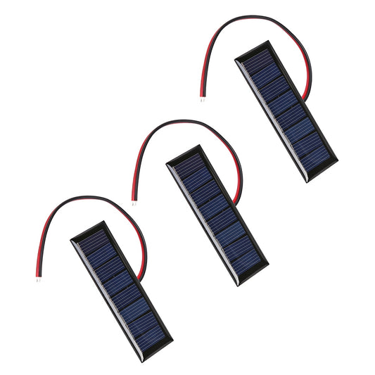 Mini Panel Solar PET 5V 60mA Sun Cell 2 uds Panel fotovoltaico de célula Solar policristalina para cargador de batería de 3,6 V DIY juguete LED