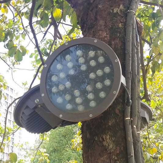 Lámpara LED de colores para césped, impermeable para exteriores, resistente a la lluvia, lámpara de suelo, luces de proyección de árbol, lámparas de paisaje para patio, jardín