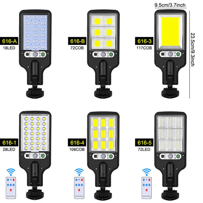 Lampioni solari Lampada solare per esterni con 3 modalità di luce Illuminazione di sicurezza con sensore di movimento impermeabile per giardino Patio Path Yard