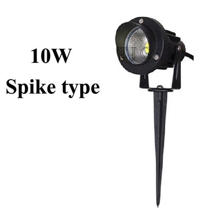 LED COB Garden lighting 3W 5W 10W Outdoor Spike Lawn Lamp Waterproof Lighting Led Light Garden Path Spotlights AC110V 220V DC12V