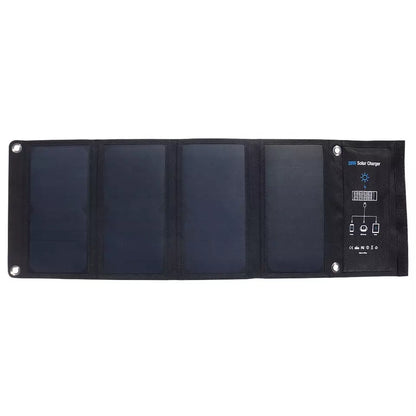 28W Portable Solar Panel - Foldable Solar Panel Battery Charger USB Phone Charger | Best Solar