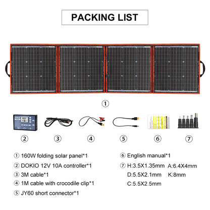 Wumit Iun '5 160W folding solar panel*1