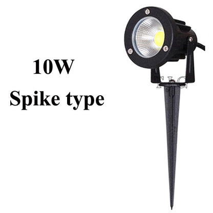 LED COB Garden lighting 3W 5W 10W Outdoor Spike Lawn Lamp Waterproof Lighting Led Light Garden Path Spotlights AC110V 220V DC12V