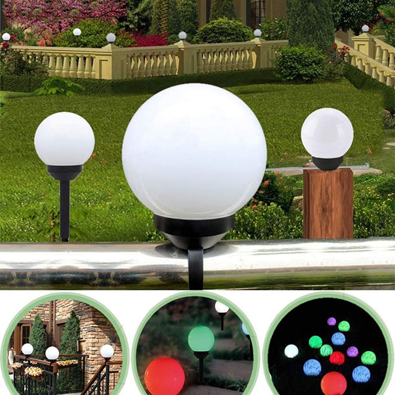 2/4/8pcs LED Solar Garden Light Outdoor Waterproof Lawn Light Pathway Landscape Lamp Solar Bulb Lamp For Home Yard Driveway Lawn