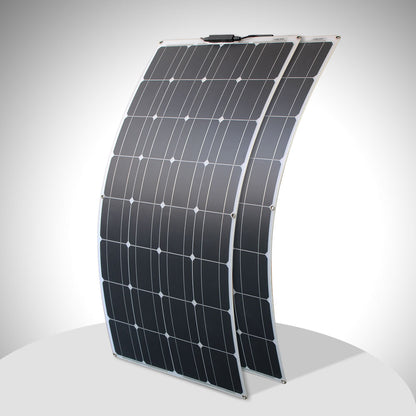 12v flexible solar panel kit 100w 200w 300w solar panels with solar controller for boat car RV and battery charger