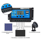Contrôleur de Charge solaire 30A 20A 10A PWM 12V 24V régulateur panneau solaire PV chargeur de batterie domestique LCD double sortie USB 5V