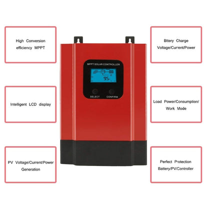 PowMr Esmart3 MPPT 60A 40A Solar Charge Controller 12V 24V 36V 48V Auto Solar Panel Regulator Max PV Input 150VDC RS485 Port