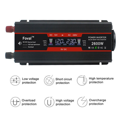 DC 12V AC 230v Foval POWER INVERTER