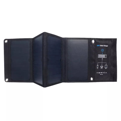 28W Portable Solar Panel - Foldable Solar Panel Battery Charger USB Phone Charger | Best Solar