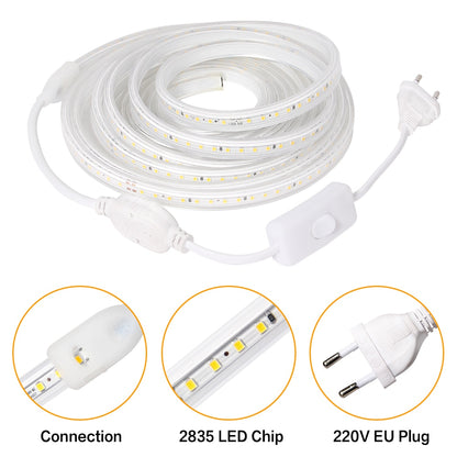 Connection 2835 LED Chip 220V EU