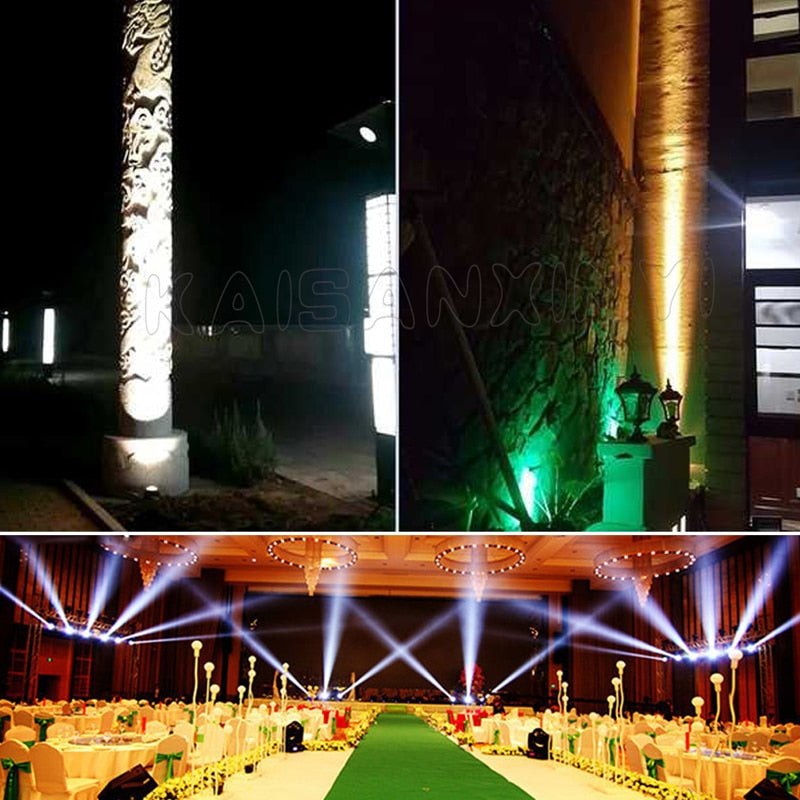 LED pelouse lumière 3W/10W mur rondelle projecteurs étanches faisceau étroit Spot lampe extérieur paysage éclairage 100-240V