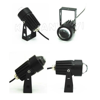 LED Lawn Light 3W/10W Wall Washer Waterproof Floodlights Narrow Beam Spot Lamp Outdoor Landscape Lighting 100-240V