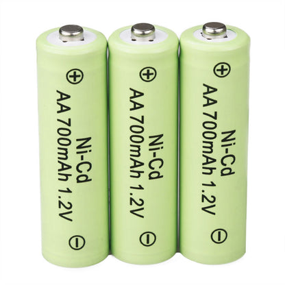 AA Rechargeable Batteries NiCd 700mAh 1.2v Garden Solar Ni-Cd Light LED EAS