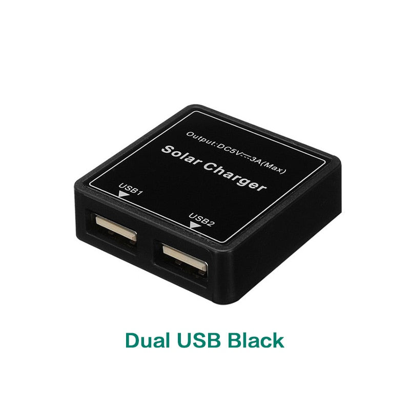 Regolatore regolatore solare MPPT Dual USB con caricatore solare fai-da-te QC 3.0 Ricarica rapida per iPhone iPad Samsung Huawei Xiaomi ecc.